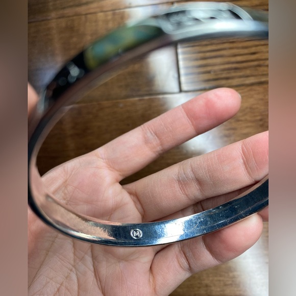 Vintage Monet Dolphin Silver tone Bracelet. - Picture 8 of 10